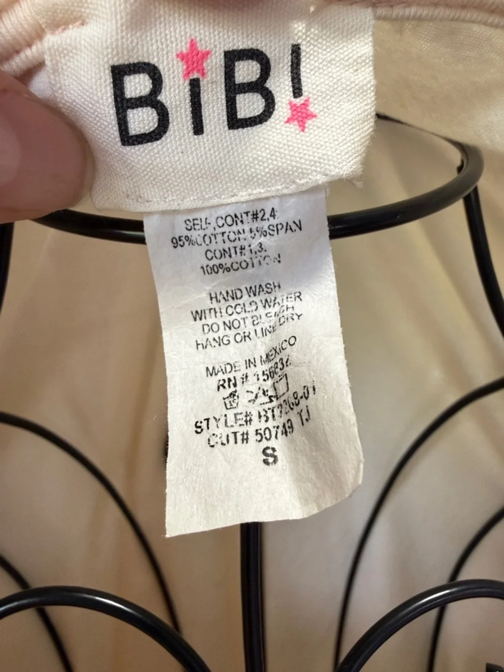 BiBi Multi-Panel Pastel Short Sleeve Tee - Picture 2 of 5